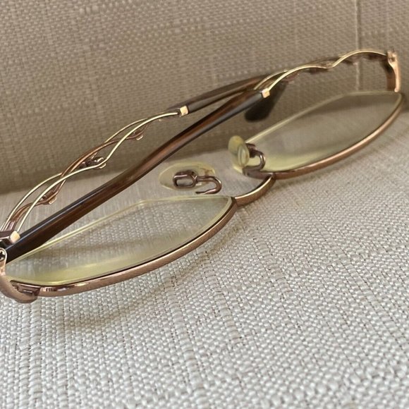 Charmant Women Eyeglasses Line Art Excellence Titan Half Rim Glasses Made Japan - Picture 4 of 12